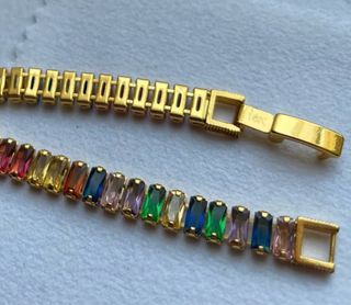 Tennis Multicolor - placcato oro 18 k