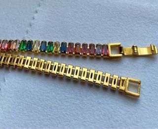 Tennis Multicolor - placcato oro 18 k