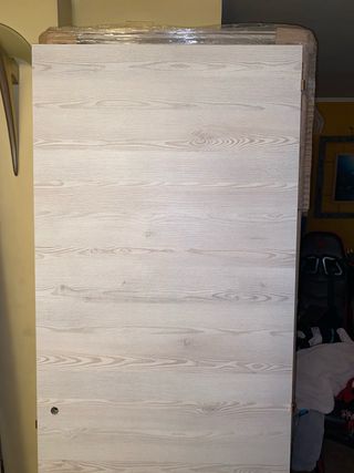 2 Puertas de madera oslo blanca.
