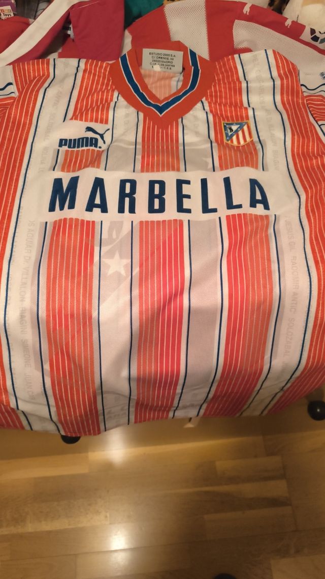 Camiseta At. Madrid final copa 1996