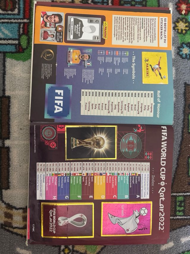 Coleção Cromos Mundial Qatar 2022 Completa Panini