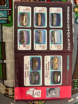 Coleção Cromos Mundial Qatar 2022 Completa Panini