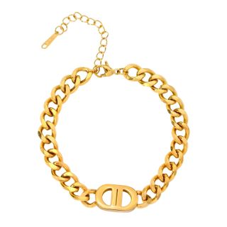 Pulsera Eslabones Chapado Oro 18K