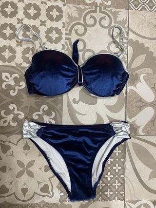 Bañador Negro y Rosa