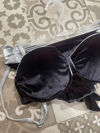 Bañador Negro y Rosa