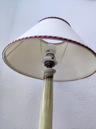 Lampara de mesa vintage alabastro