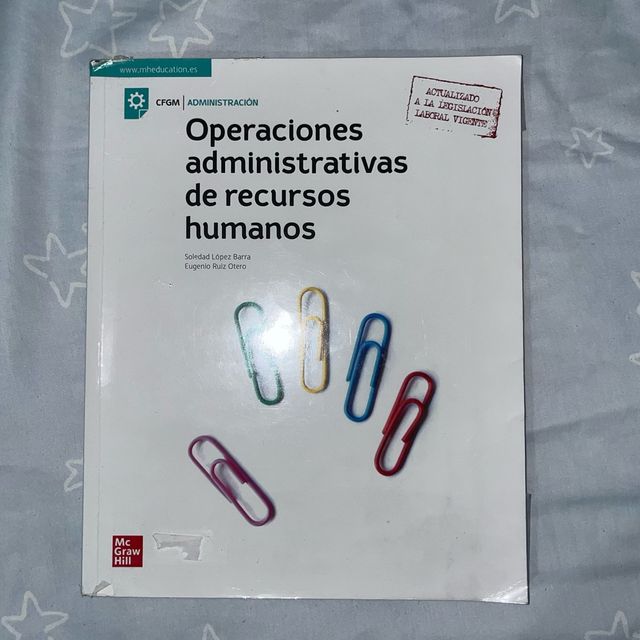 Operaciones administrativas de recursos humanos