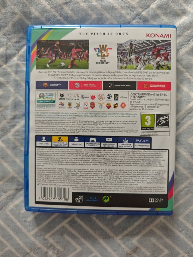 Pes 2021 PS4 Konami