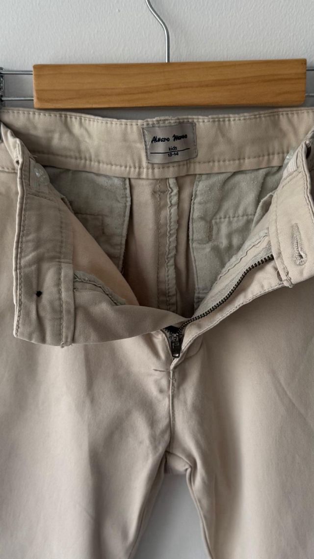 Pantalones Beige Álvaro Moreno Talla 13-14