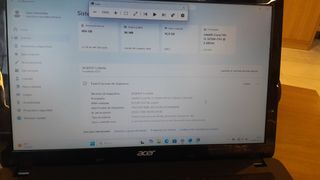 Portatil Acer 15" Intel Core(TM) i5-3210M 2.50GHZ