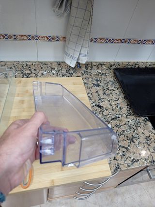Cajón puerta nevera transparente BALAY
