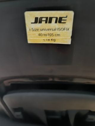 SILLA DE COCHE JANE GRAVITY MUY BUENA CALIDAD 