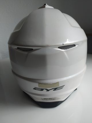 Casco Moto Trail Blanco