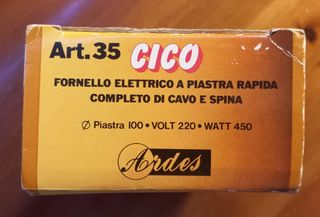 Fornello elettrico a piastra