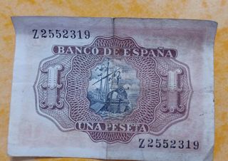 Billete 1 Peseta Banco de España 1953