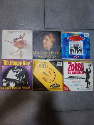Discos Singles de Vinilo Antiguos Varios Artistas