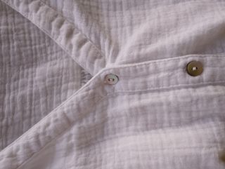 Blusa blanca chica manga corta talla S