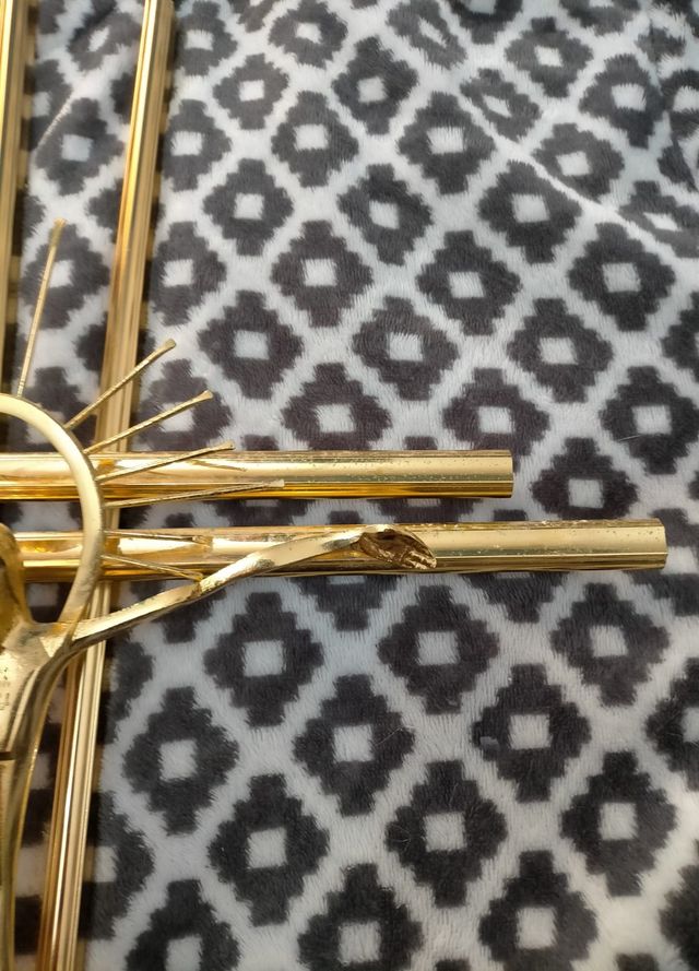 Antiguo Crucifijo Dorado. Ver fotos.