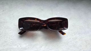 Occhiali da sole Gucci marroni
