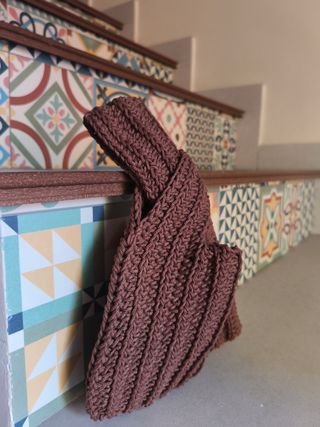 Bolso japonés marrón