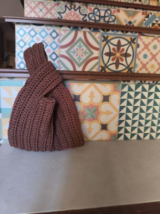 Bolso japonés marrón