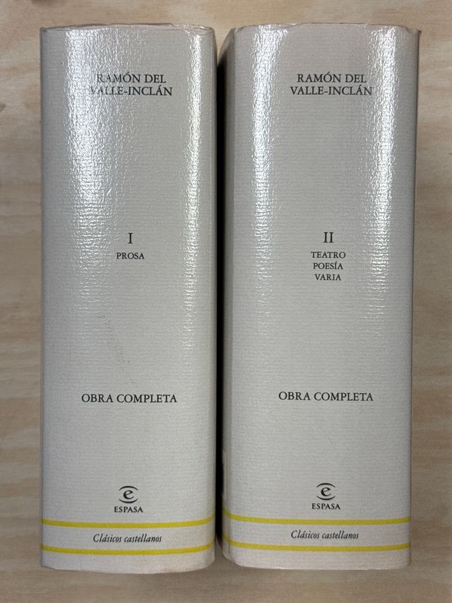 I- Prosa II- teatro Poesía varia