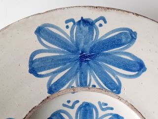 Plato Muel Siglo XVII Mariposas