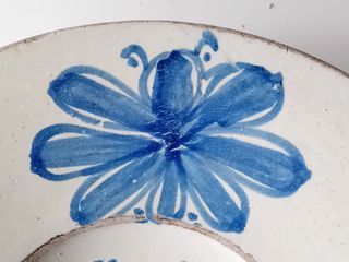 Plato Muel Siglo XVII Mariposas