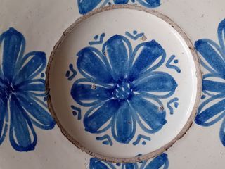 Plato Muel Siglo XVII Mariposas