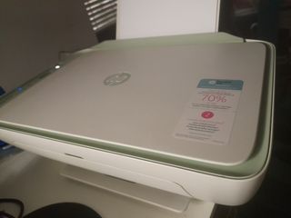 Impresora HP Instant Ink Verde/Blanca