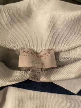 Jersey Rayas Azul y Blanco