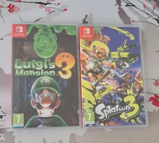 Luigi's Mansion 3 y Splatoon 3 para switch