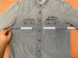 Camisa Lee manga larga gris