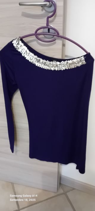 Donna Maglia con paillettes