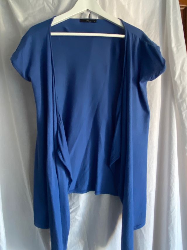 Chaqueta Yera azul manga corta talla L