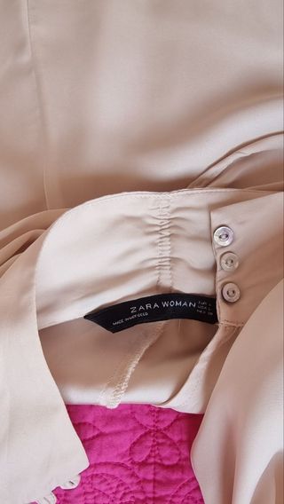 Camisa Beige. TL. Zara