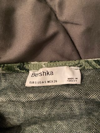 Top manga larga estampado