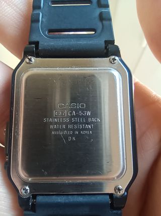 Reloj Casio CA-53W Módulo 437 Korea