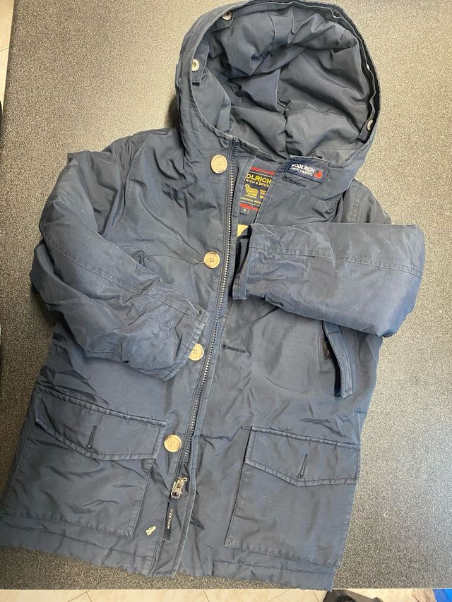 Parka Bambino Woolrich Blu