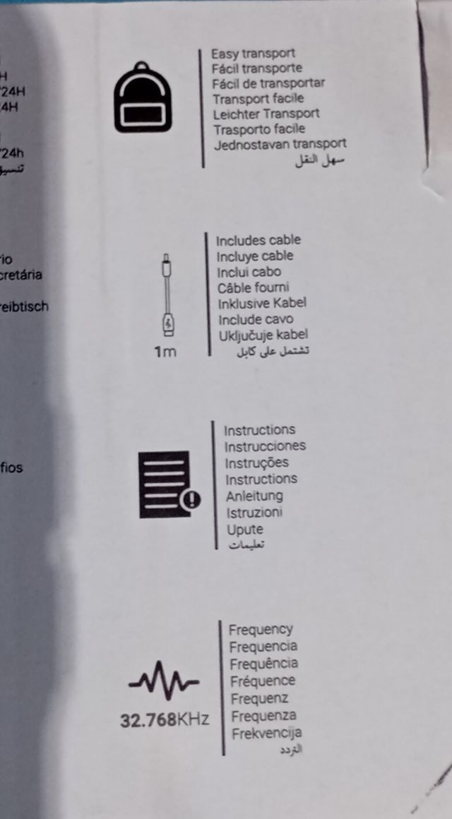 Reloj Despertador Cargador Inalámbrico Madera