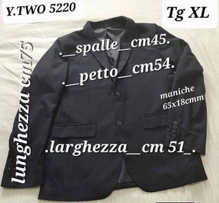 Giacca Blazer Y.Two 5220 Blu Taglia XL