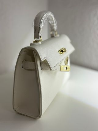 Bolso de mano blanco