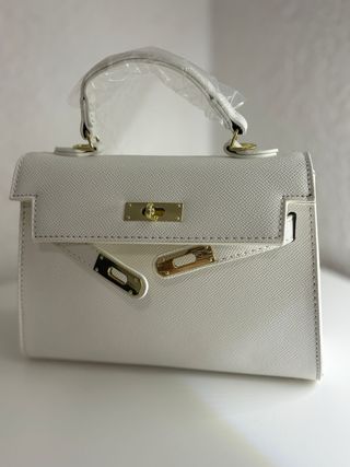 Bolso de mano blanco