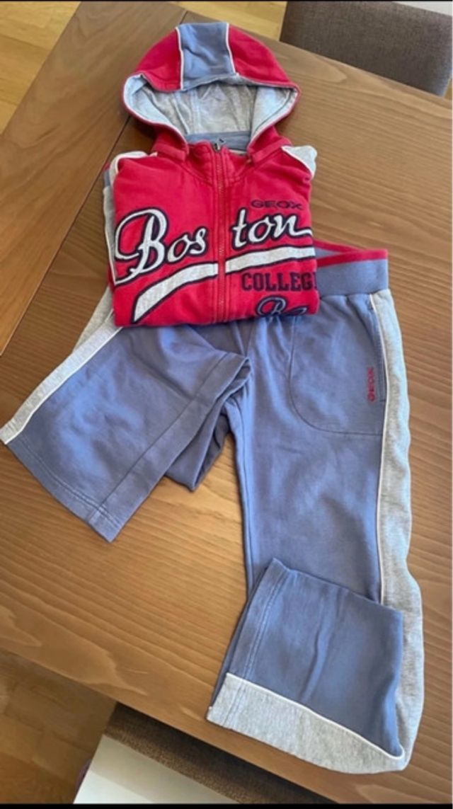Conjunto Chándal Geox Boston College Rojo