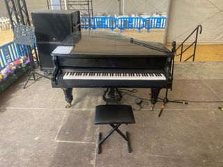 Falso Piano de Cola Negro