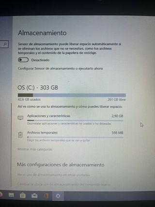 Portátil ASUS i7 6GB RAM 256GB SSD GEFORCE