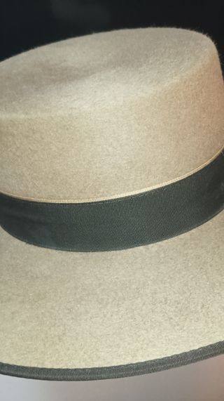 Sombrero Cordobés Beige y Negro
