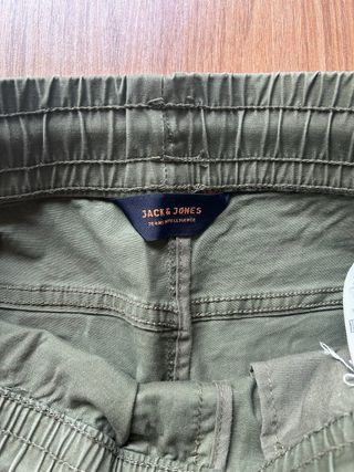 Pantalones Cargo Hombre Verde Oliva