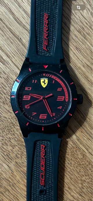 Reloj de pulsera Ferrari Negro y Rojo