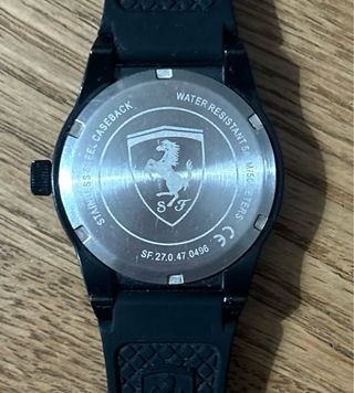 Reloj de pulsera Ferrari Negro y Rojo